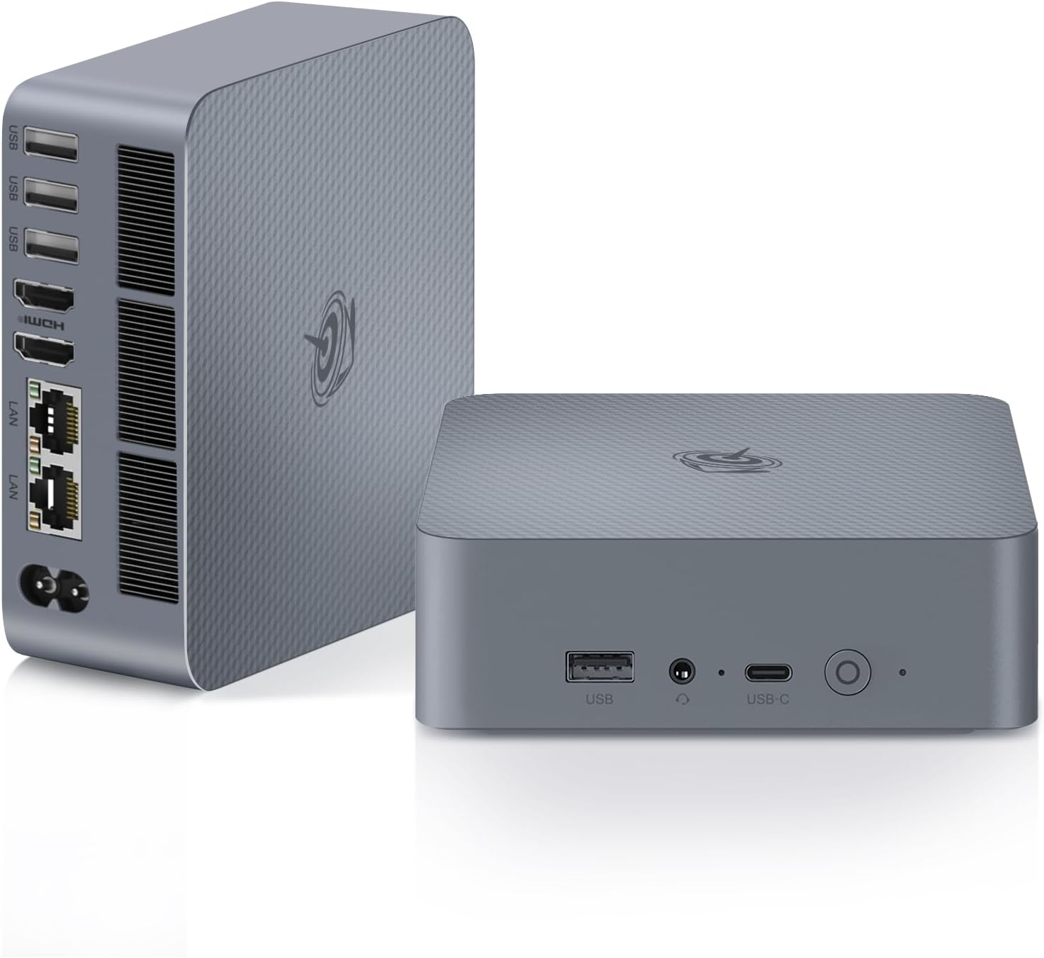 Beelink EQR5 Mini Pc, AMD Ryzen 5 5625U (6C/12T,up to 4.3 GHz),Mini Computers with 16GB DDR4 RAM 500GB M.2 2280 SSD, 4K Dual Display, Dual 1000Mbps LAN, USB3.2, WiFi 6, BT 5.2