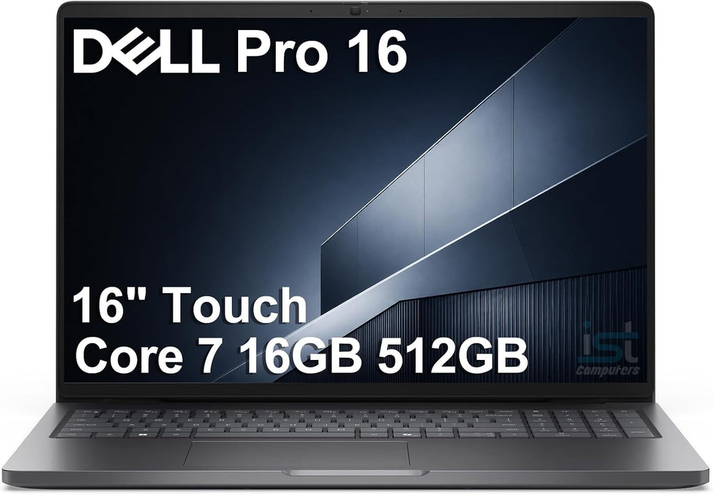 Dell Pro 16 (Next Gen Latitude 3550) Business Laptop (16' FHD+ Touchscreen, Intel 10-Core 7 150U, 16GB DDR5, 512GB SSD), IR Webcam, Backlit, Thunderbolt 4, Wi-Fi 6E, Win 11 Pro, Magnetite, PC16250