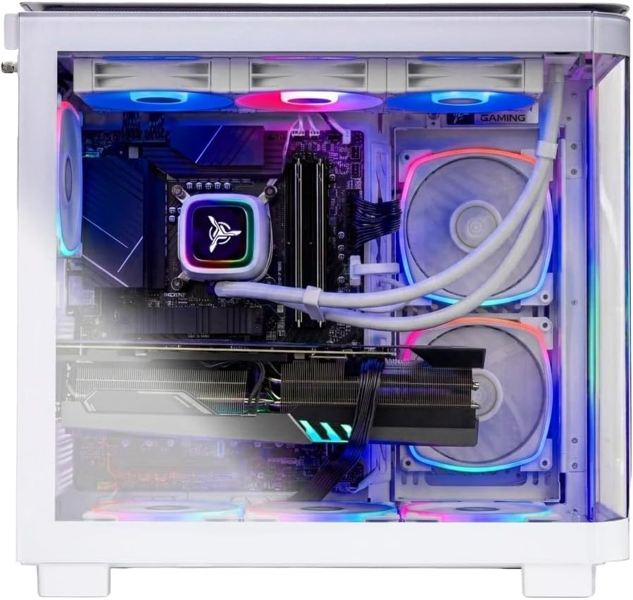 Skytech Gaming King 95 Gaming PC, Intel Ultra 7 270K Plus 5.4GHz, NVIDIA RTX 5070 Ti 16GB VRAM, 1TB Gen4 NVMe SSD, 32GB DDR5 RAM 6000, 850W Gold ATX 3 PSU, 360 ARGB AIO, WI-FI 6, Windows 11, Desktop