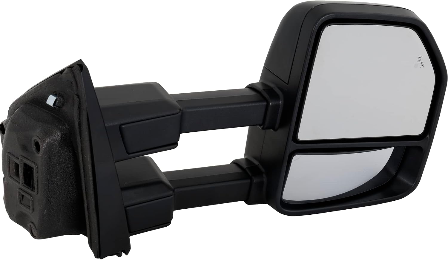 Kool Vue Passenger Side Power Heated Towing Mirror for Ford F-250 Super Duty 2020-2022 Power Fold With Signal Light, Blind Spot Monitor & Puddle Lamp; Without Memory Auto Extend Paintable