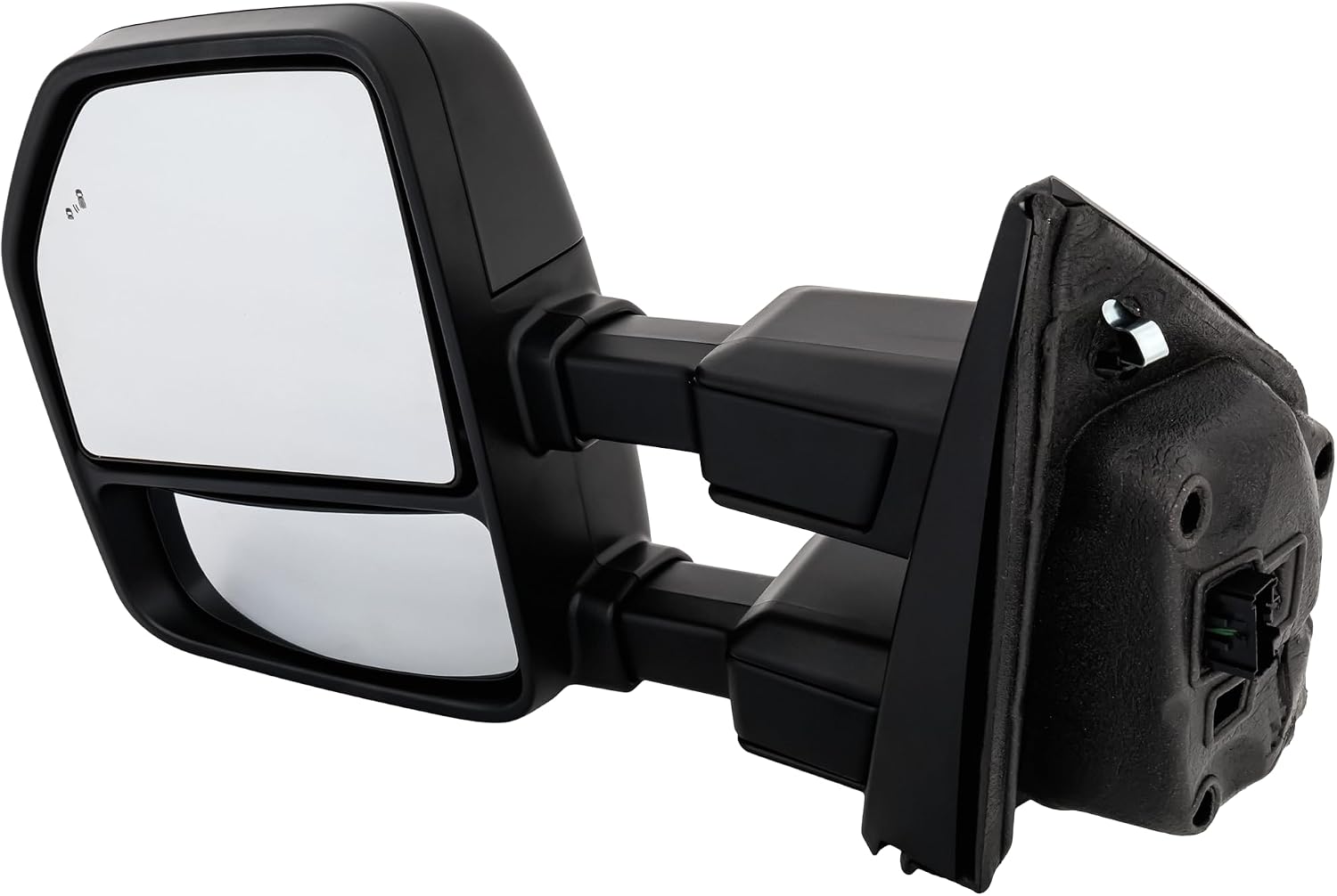 Kool Vue Power Heated Tow Mirrors for Ford F-250 F-350 F-450 Super Duty 2020-2022, Power Fold, Signal Light, Blind Spot Monitor, Memory, Puddle Lamp, Paintable, Driver Side Mirror Replacement