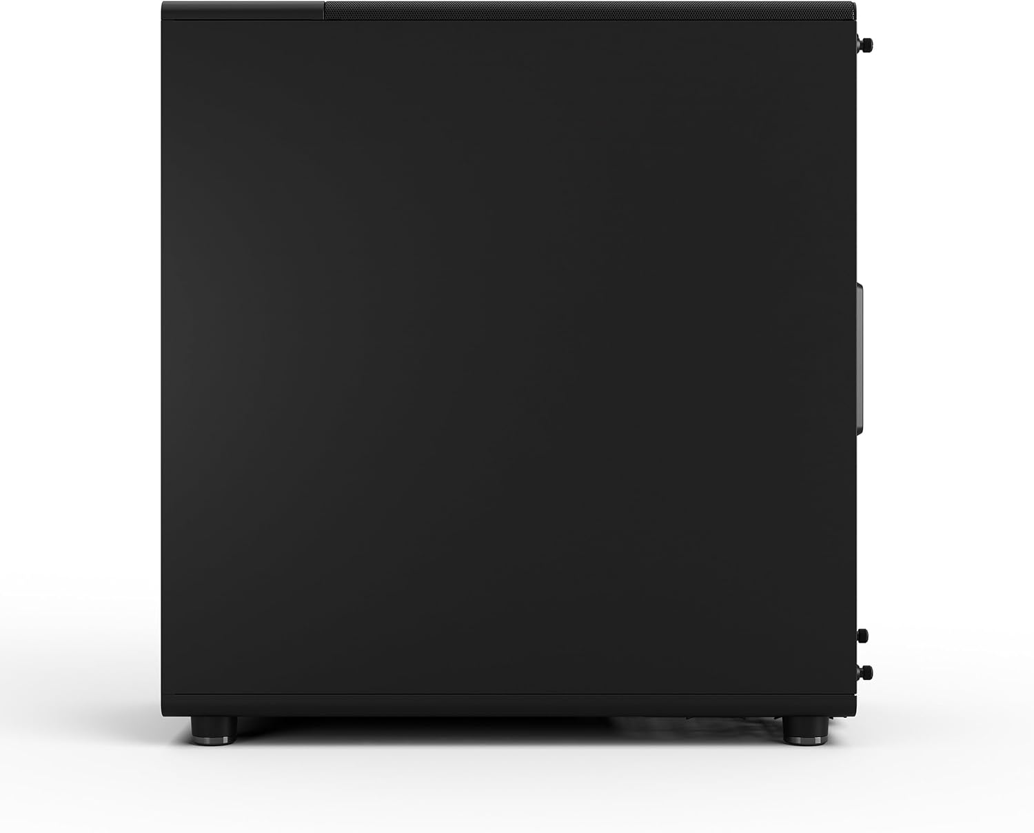 Fractal Design North Momentum Black - Glass Side Panel - Genuine Blackened Oak Wood Front - High Airflow PC Gaming Case - Three Powerful 120mm Momentum Fans Included - ATX Support