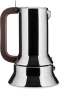 Alessi 9090/3 - Design Stovetop Espresso Coffee Maker, 18/10 Stainless Steel, Mirror Polished, 3 cups