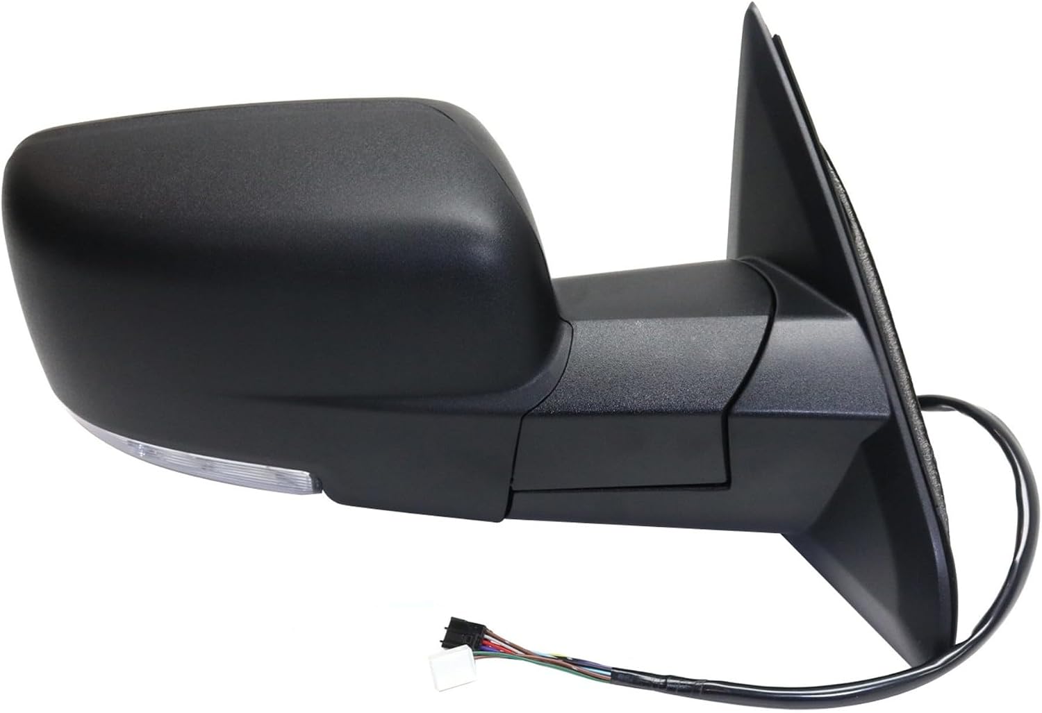 Garage-Pro Power Heated Mirrors For Ram 1500 2013-2018, Dodge Ram 1500 Accessories, Textured, Power Fold With Signal Light & Puddle Lamp; Without Blind Spot Monitor & Memory