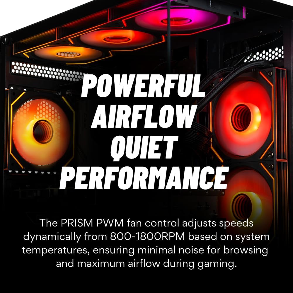 Panorama RTX 5070 TI, 24-Core Ultra 9 285K, 32GB DDR5 RAM, 2TB Gen4 SSD, Liquid Cooled Gaming Desktop PC w/Windows 11 Pro, 3-Year Warranty, RGB Keyboard+Mouse, Internal Wi-Fi 6E, 3X DP & HDMI