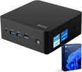 msi Cubi NUC Business Mini Desktop, 10-Core Intel Core 5 120U Processor, 16GB DDR5 RAM, 1TB SSD, Support 4-Monitor 4K, Thunderbolt 4, HDMI, MicroSD Card Reader, Wi-Fi 6, Windows 11 Pro