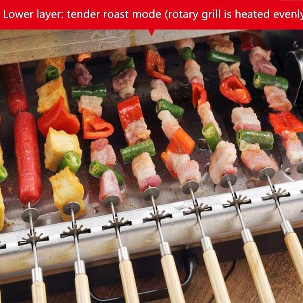 Barbecue Grill Indoor Smoke-Less Grill Electric Smokeless Indoor Grill Adjustable Temperature ControlSuitable for Party/Home
