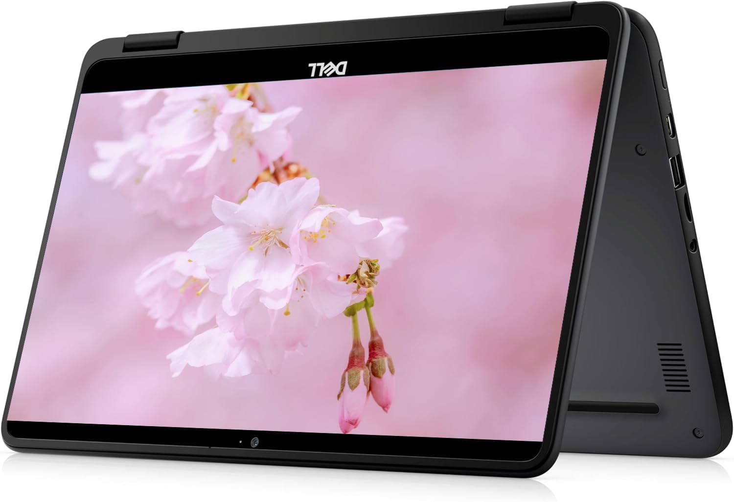 Dell 11' HD IPS Convertible Chromebook with Touchscreen, Intel Quad-Core Processor Up to 2.2GHz, 4GB Ram, 32GB Storage, Ultra-Fast WiFi, Chrome OS, Dark Black (Renewed)