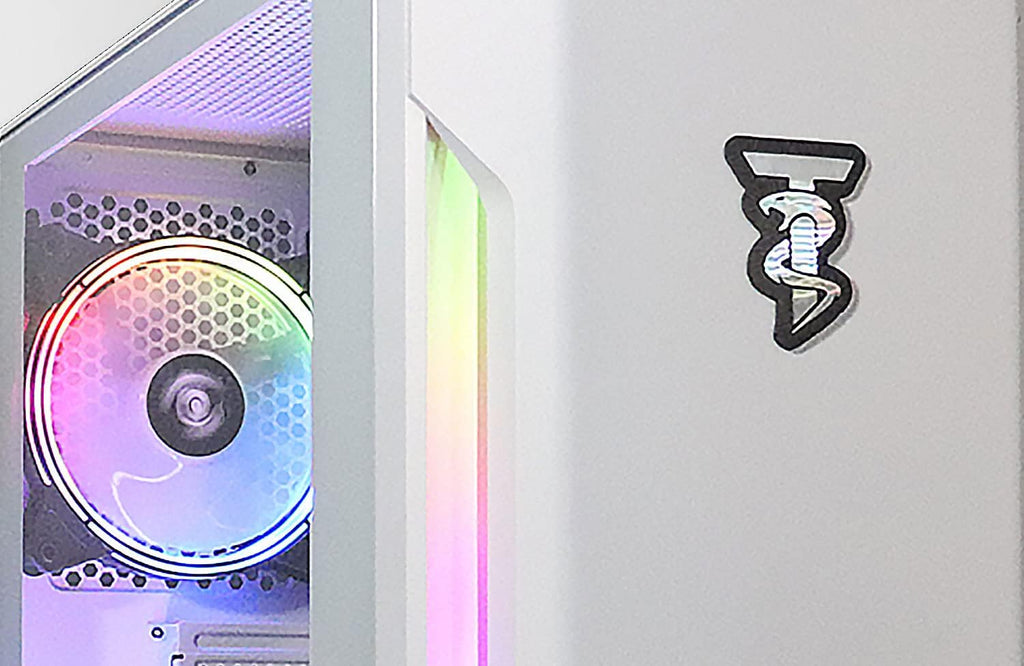 ViprTech Rebel 4.0 Gaming PC - AMD Ryzen 7 (4.1Ghz Turbo), RTX 4060 8GB, 16GB DDR4 RAM, 1TB SSD, VR-Ready, Streaming, WiFi BT, RGB, Win 11 Pro, Prebuilt Desktop Computer White