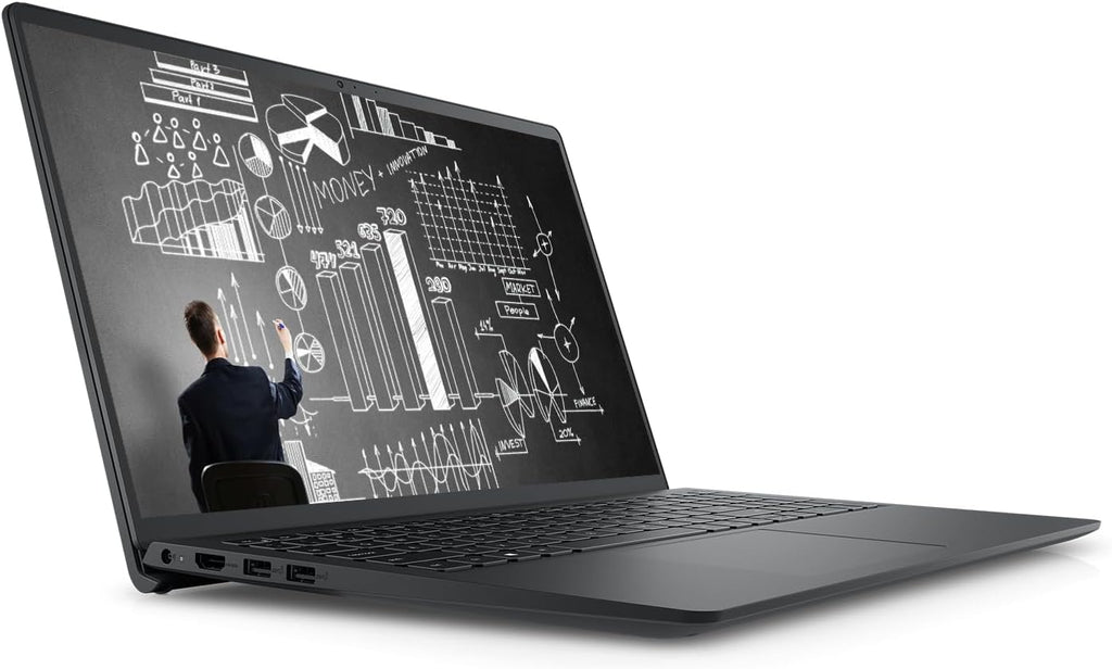 Dell Business Inspiron 3520 15.6' Laptop, Intel Core i7-1255U Processor, 64GB RAM, 2TB SSD, Webcam, HDMI, SD-Card Slot, Wi-Fi 6, Windows 11 Pro, Black