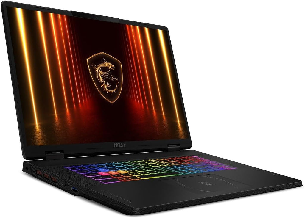 msi 2025 Crosshair 18' WQXGA IPS Laptop 24-Core Intel Core Ultra 9 275HX NVIDIA GeForce RTX 5070 32GB DDR5 2TB SSD Thunderbolt 4 USB-C WiFi AX RJ-45 BT Webcam HDMI2.1 RGB Backlit KB Windows 11 Home