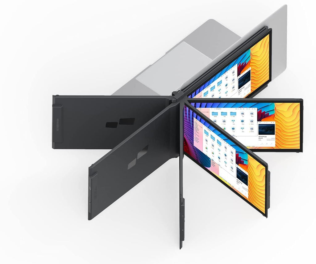 Mobile Pixels Duex Plus Portable Monitor for Laptops, USB C/USB A Plug and Play 13.3' Laptop Screen Extender