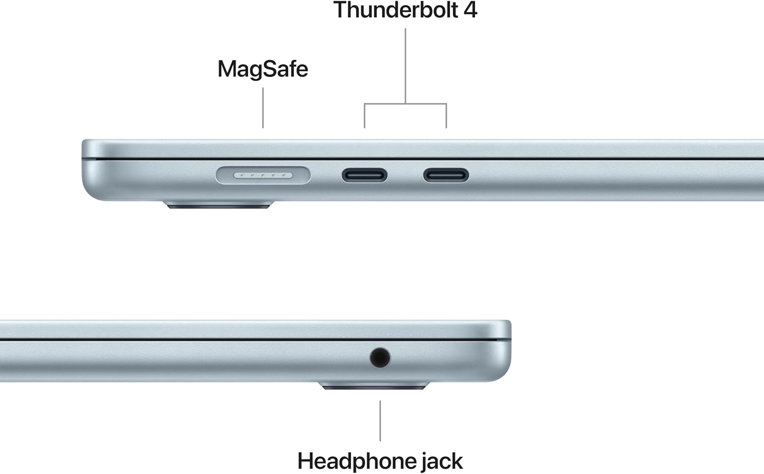 Apple 2025 MacBook Air 15-inch Laptop with M4 chip: Built for Apple Intelligence, 15.3-inch Liquid Retina Display, 24GB Unified Memory, 512GB SSD Storage, 12MP Center Stage Camera, Touch ID; Sky Blue