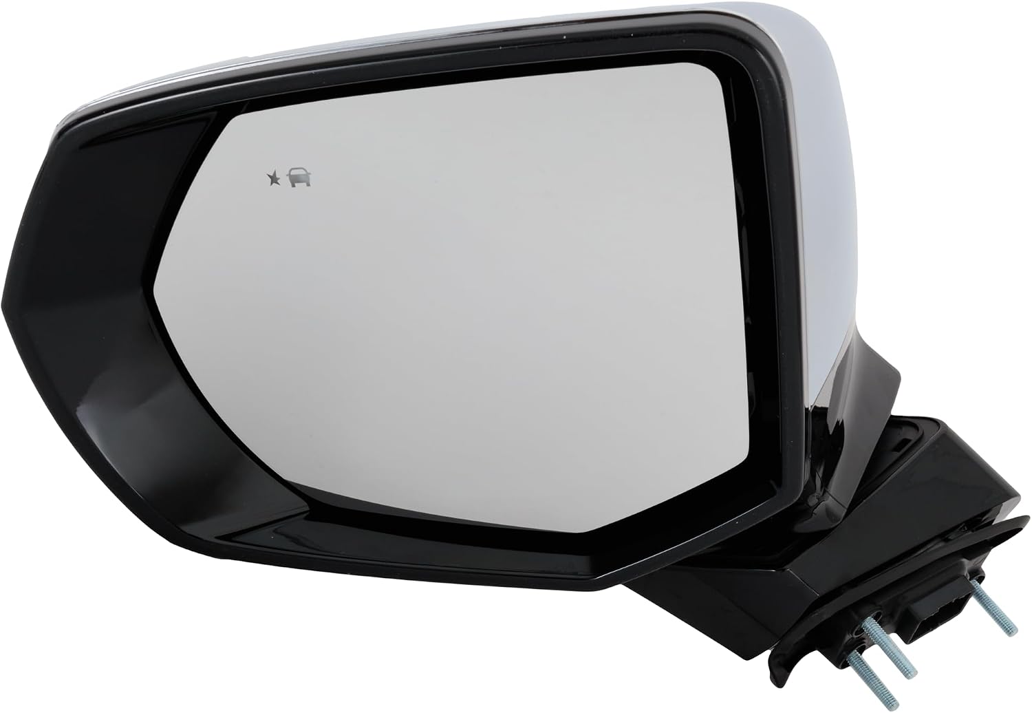 Garage-Pro Driver Side Power Heated Mirror for Chevrolet Tahoe Suburban GMC Yukon 2021-2023 Power Fold With Signal Light, Blind Spot Monitor, Memory & Puddle Lamp Chrome w/o Surround View Camera