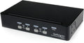 StarTech.com 4 Port Professional VGA USB KVM Switch with Hub - 1U Rack-mountable KVM Switch , TAA (SV431USB)