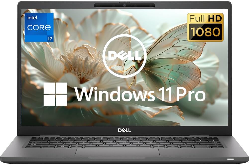 Dell Latitude 7320 13.3' FHD Business Laptop Computer, 11th Gen Core i7-1185G7 Notebook PC, 16GB RAM, 512GB SSD, Backlit Keyboard, Webcam, WiFi&BT, Windows 11 Pro (Renewed)