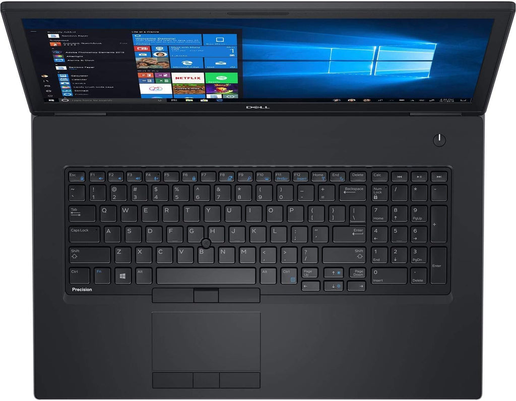 Dell Precision 7730 VR Ready 1920 X 1080 17.3in LCD Mobile Workstation with Intel Core i7-8850H Hexa-core 2.6 GHz, 16GB RAM, 512GB SSD (Renewed)