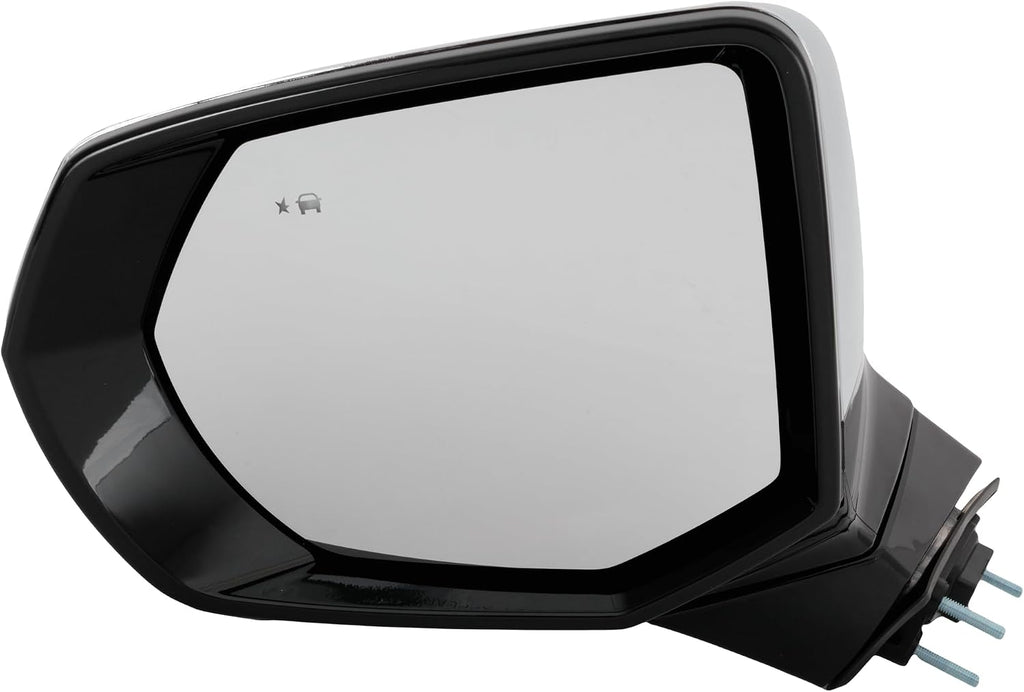 Garage-Pro Driver Side Power Heated Mirror for Chevrolet Tahoe Suburban GMC Yukon 2021-2023 Power Fold With Signal Light, Blind Spot Monitor, Memory & Puddle Lamp Chrome w/o Surround View Camera