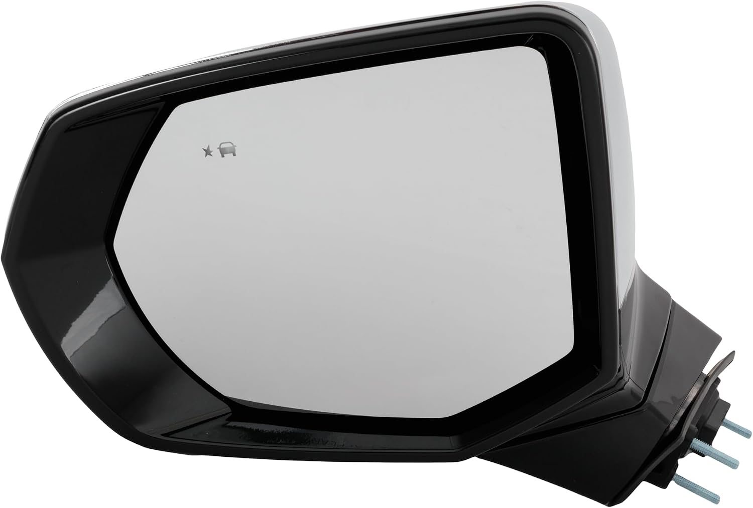 Garage-Pro Driver Side Power Heated Mirror for Chevrolet Tahoe Suburban GMC Yukon 2021-2023 Power Fold With Signal Light, Blind Spot Monitor, Memory & Puddle Lamp Chrome w/o Surround View Camera