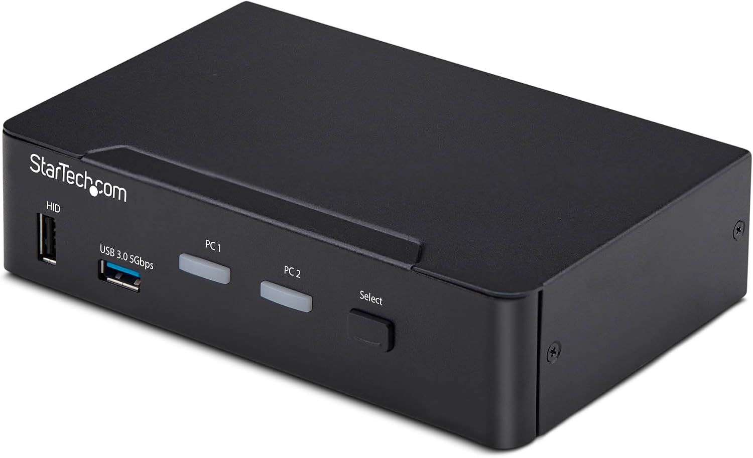 StarTech.com 2-Port DisplayPort KVM Switch, 4K 60Hz, DP 1.2, HDCP 1.4, EDID Management, 2-Port USB 3.0 Hub, TAA Compliant