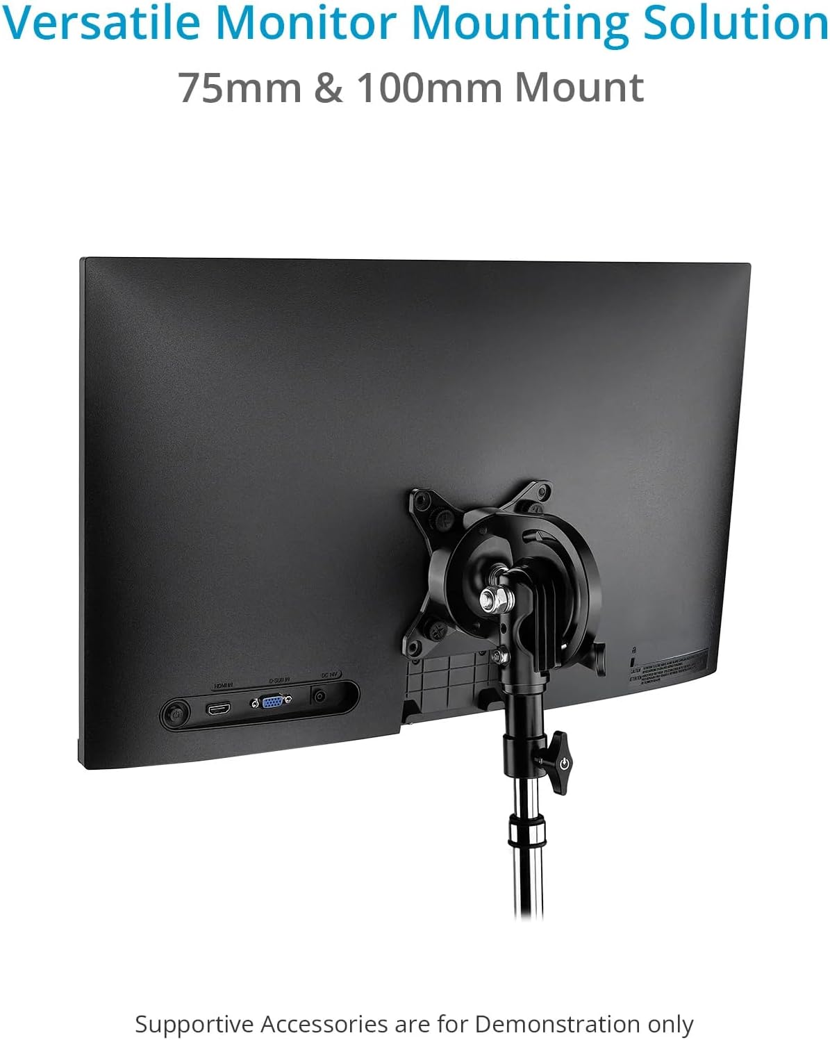 PROAIM 360° Rotation (75mm/100mm) Tilting Monitor Mount. Comes with a 5/8' Baby Pin Receiver. Tilt Range: 230°. Payload up to 22kg / 50lb (P-ROTN-01)