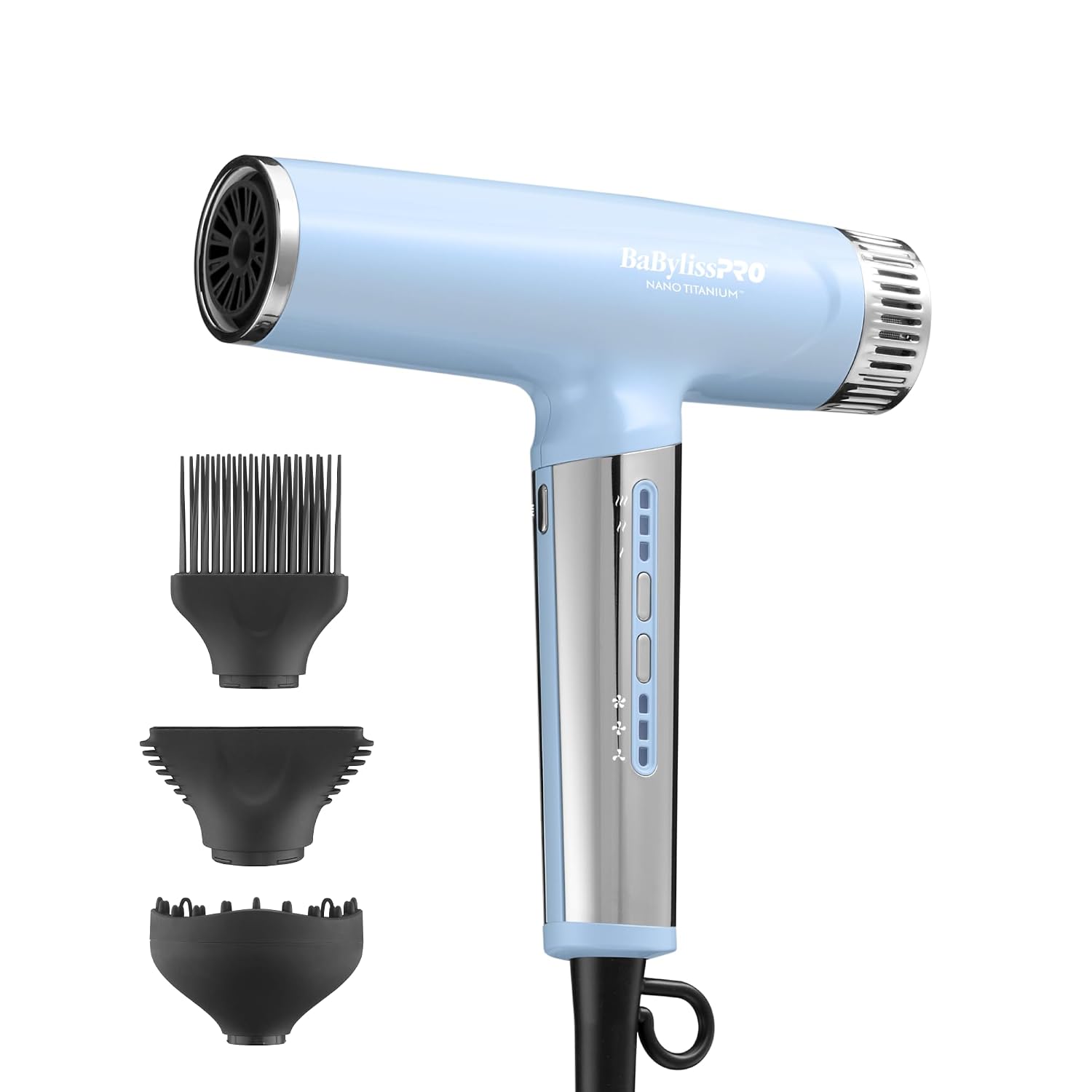 BaBylissPRO Nano Titanium Professional Nano Light Ionic Dual-Voltage Lightweight Hair Dryer