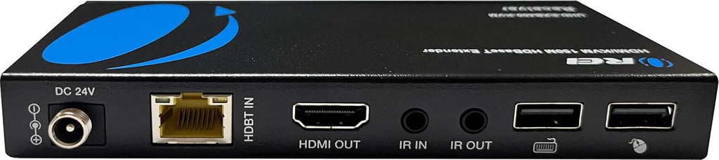 OREI 4K@60Hz KVM HDMI Extender Over Ethernet PoC Single HDBaseT CAT5e/CAT6A/CAT7 Cable - Upto 400 feet 4:4:4 - Remote, Keyboard, Mouse, USB Control