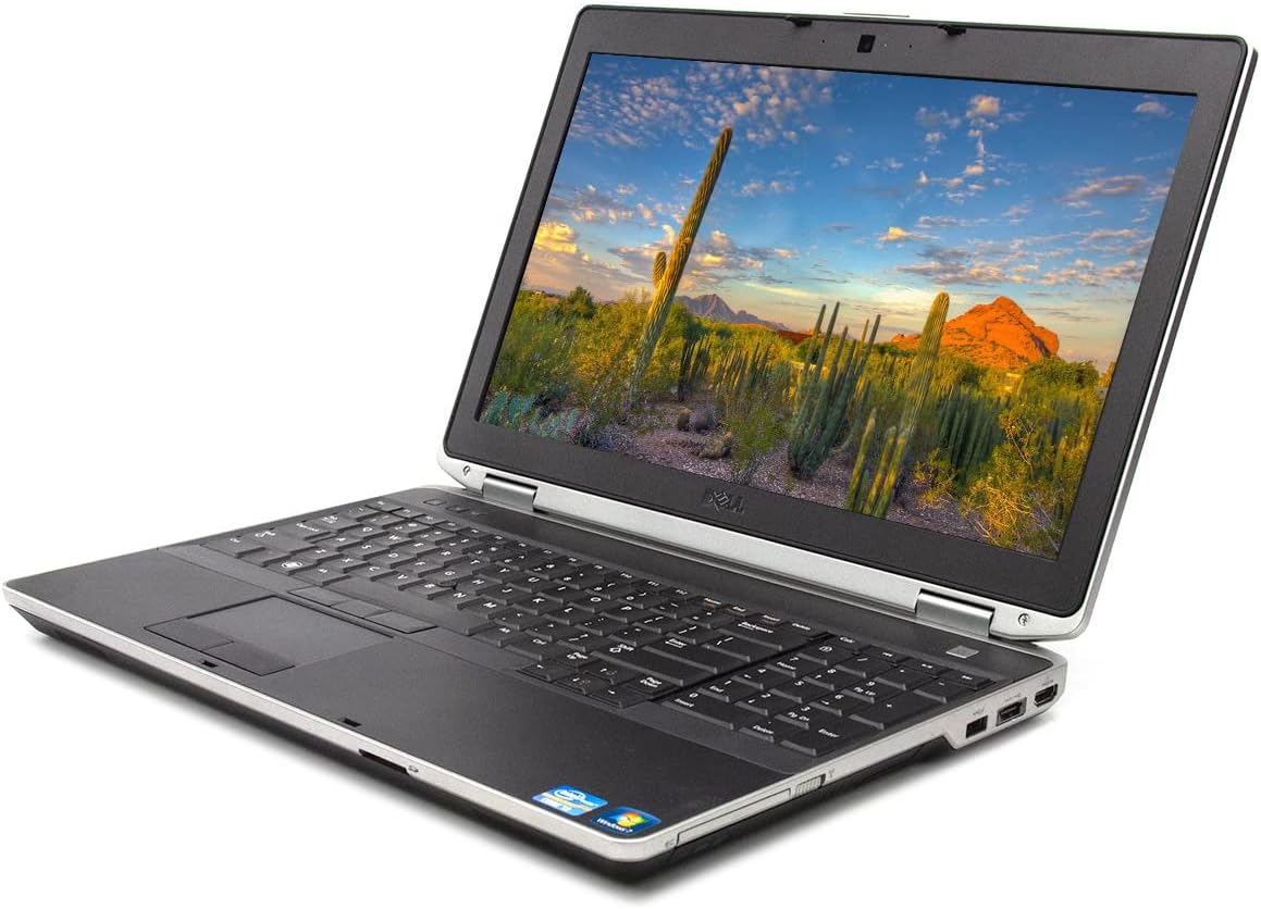 Dell Latitude E6530 15.6in Notebook Intel Core I7-3520M up to 3.6G,DVD,8G RAM,240G SSD,USB 3.0,VGA,HDMI,Win 10 Pro 64 Bit,Multi-Language Support English/Spanish (Renewed)
