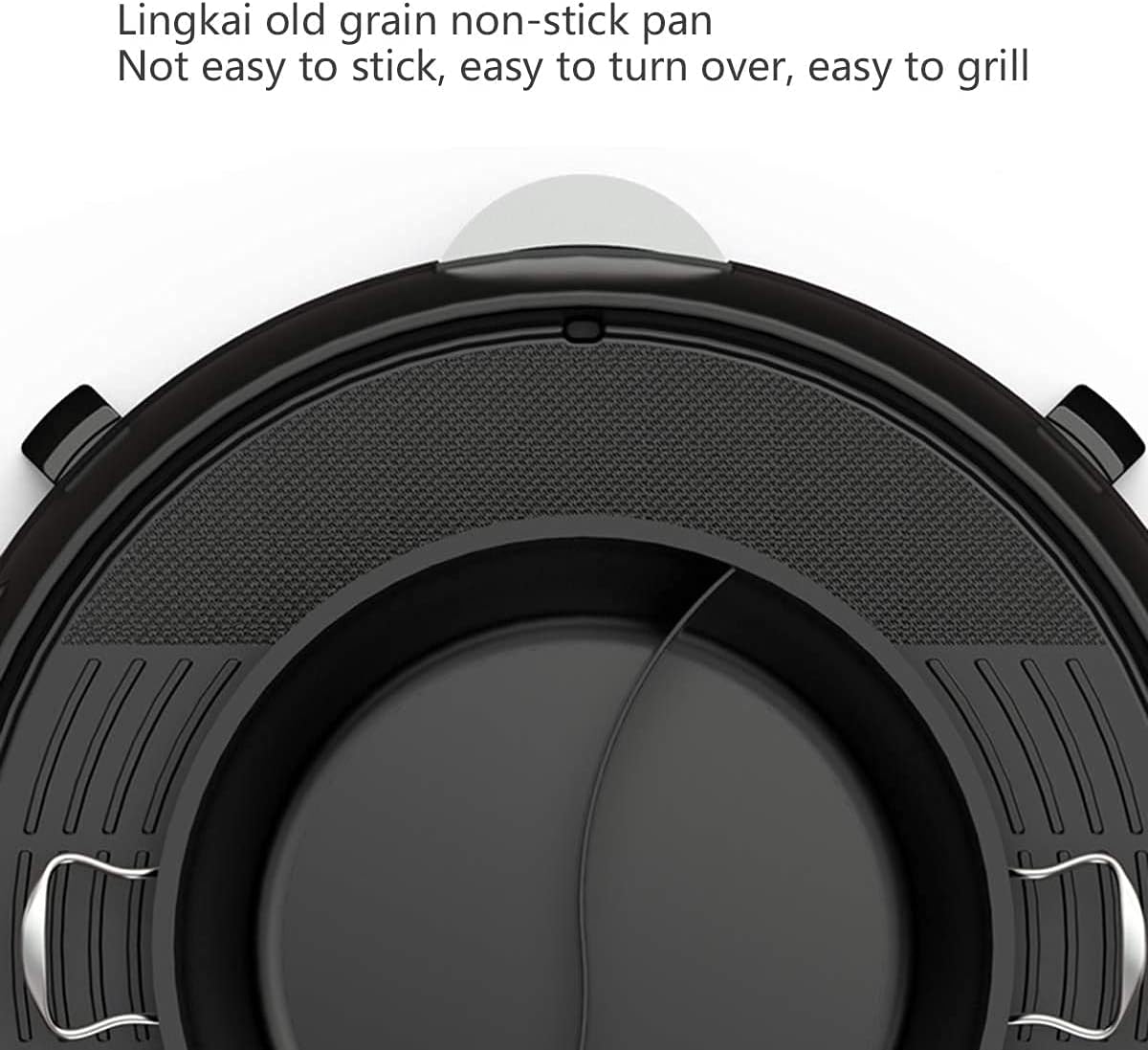 BBQ Smokeless Grill Multifunctional BBQ hot Pot Double Pot,Integrated Kitchen Pot,Electric hot Pot,Electric Barbecue Grill,Electric Baking Tray is Convenient and Stylish-One-Piece shabu-shabu