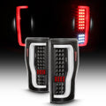 AKKON - For 2017-2019 Ford F250/F350 SuperDuty Full LED DRL Bar Tail Lights Black Housing Clear Lens Set