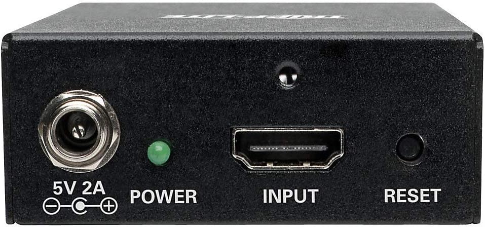 Tripp Lite 2-Port 3D HDMI Splitter HDCP 2.2, HDMI 2.0, 4K x 2K @ 60Hz 3840 x 2160 Ultra HD Video Audio TAA (B118-002-UHD-2), 15 Feet