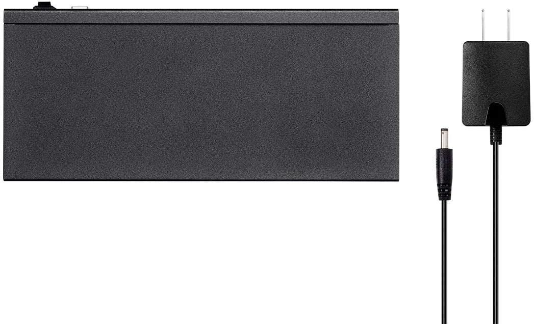 Monoprice Blackbird 4K 2x4 HDMI Splitter and Switch - Dolby Vision and Dolby TrueHD Support, Built in Automatically Adjusting Amplifier, 4K@60Hz, HDCP 2.2, Black