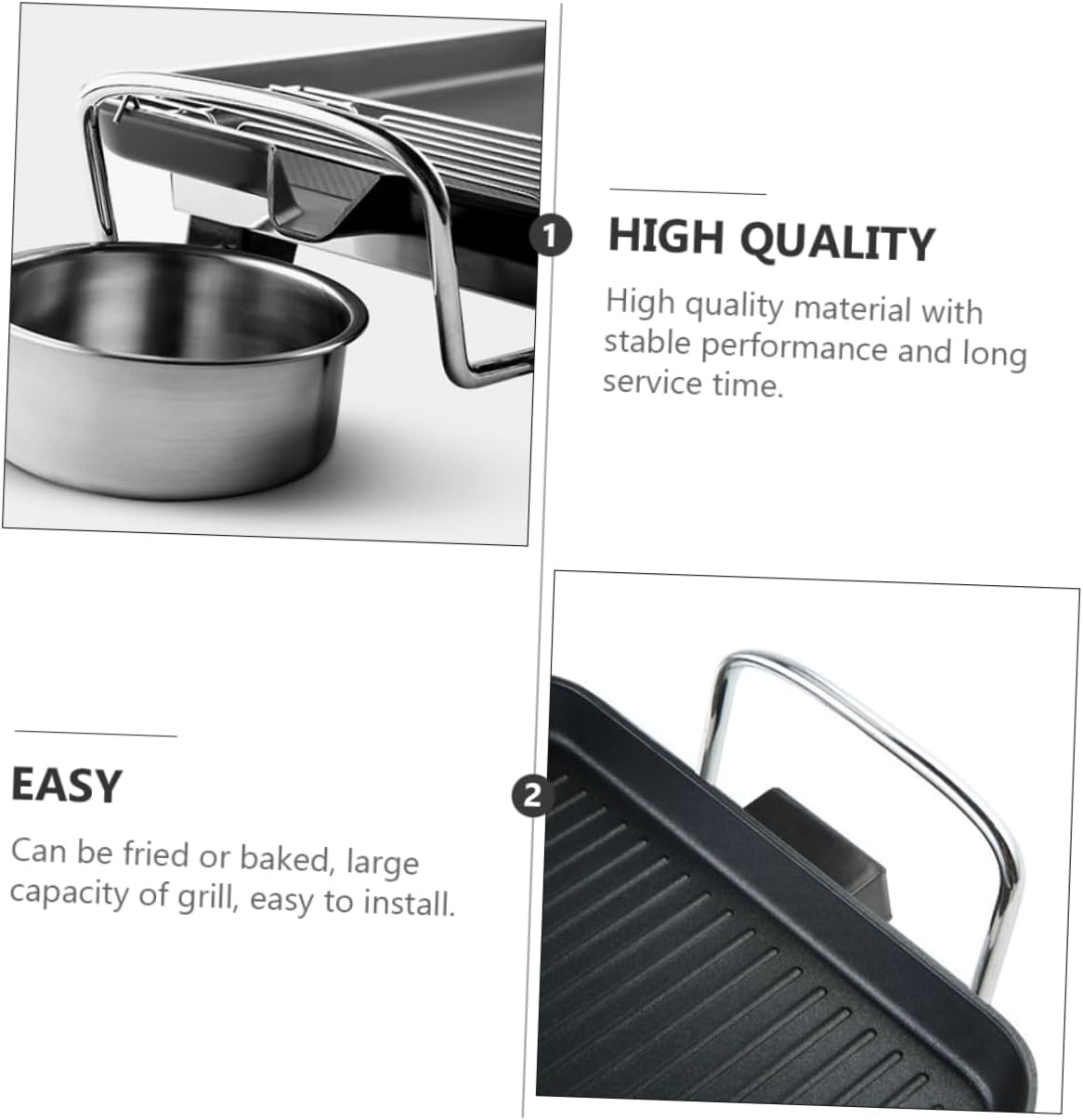 1set Multi-function Electric Grill Plate Smokeless Non-stick Bbq for Indoor Grilling for Steaks Chicken Fish and Vegetables and Space-saving Design