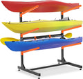 Kayak Storage Rack, Freestanding Kayak Racks for Garage, Heavy Duty Adjustable Kayak Stand Indoor Outdoor Storage Rack for Kayaks, Canoes, Surfboard & Paddleboard