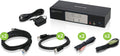 IOGEAR 2-Port DisplayPort KVMP Switch - 4K 60Hz - 2-Port USB 3.1 Hub 5Gbps - Keyboard Mouse Input - 7.1 HD Audio - Front Panel Selector - TAA Compliant - Mac/Win - GCS1932