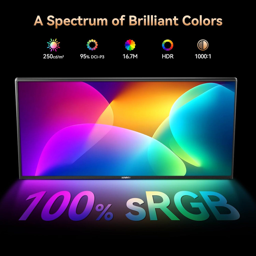 27 Inch Computer Monitor - Fast IPS 2K QHD 2560 x 1440p Desktop Monitor 100Hz 16:9 Display HDMI 2.0 & DP1.4 AMD FreeSync 100% sRGB TÜV Eye Care PC Gaming Screen Support Vesa Height/Tilt/Swivel/Pivot
