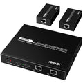 HDMI Extender Splitter 1 x 2, JCHICI 4K@30Hz 100M(328fts) HDMI Splitter with Loopout and EDID Copy Function, Lossless Transmission and Zero Latency, Support 3D