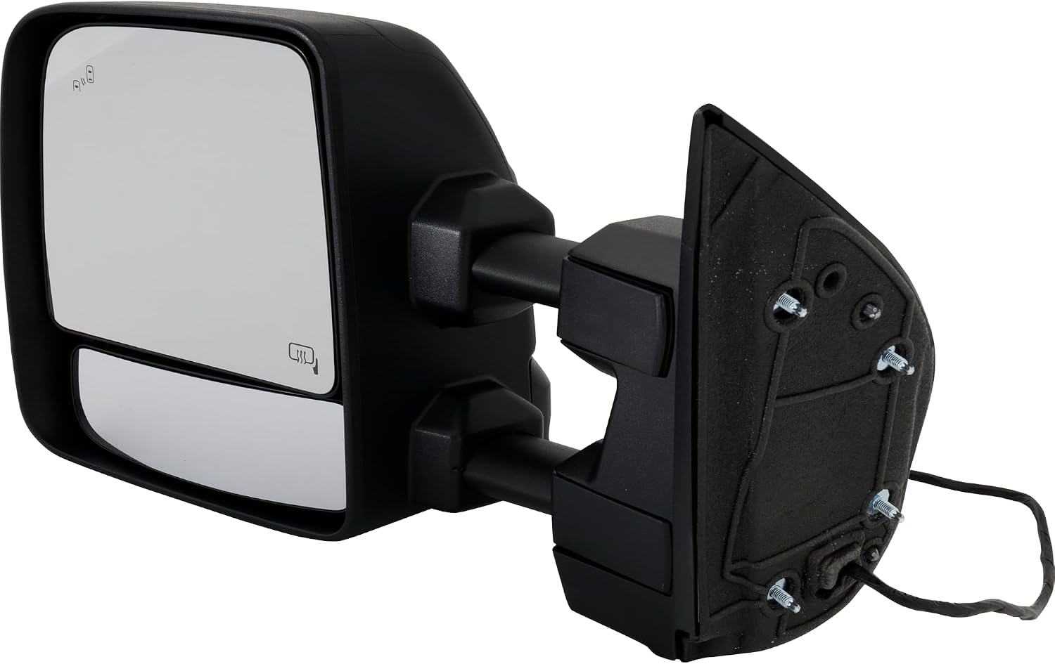 Kool Vue Driver Side Power Heated Towing Mirror for Nissan Titan 2017-2021 With Signal Light, Blind Spot Monitor & Puddle Lamp Textured