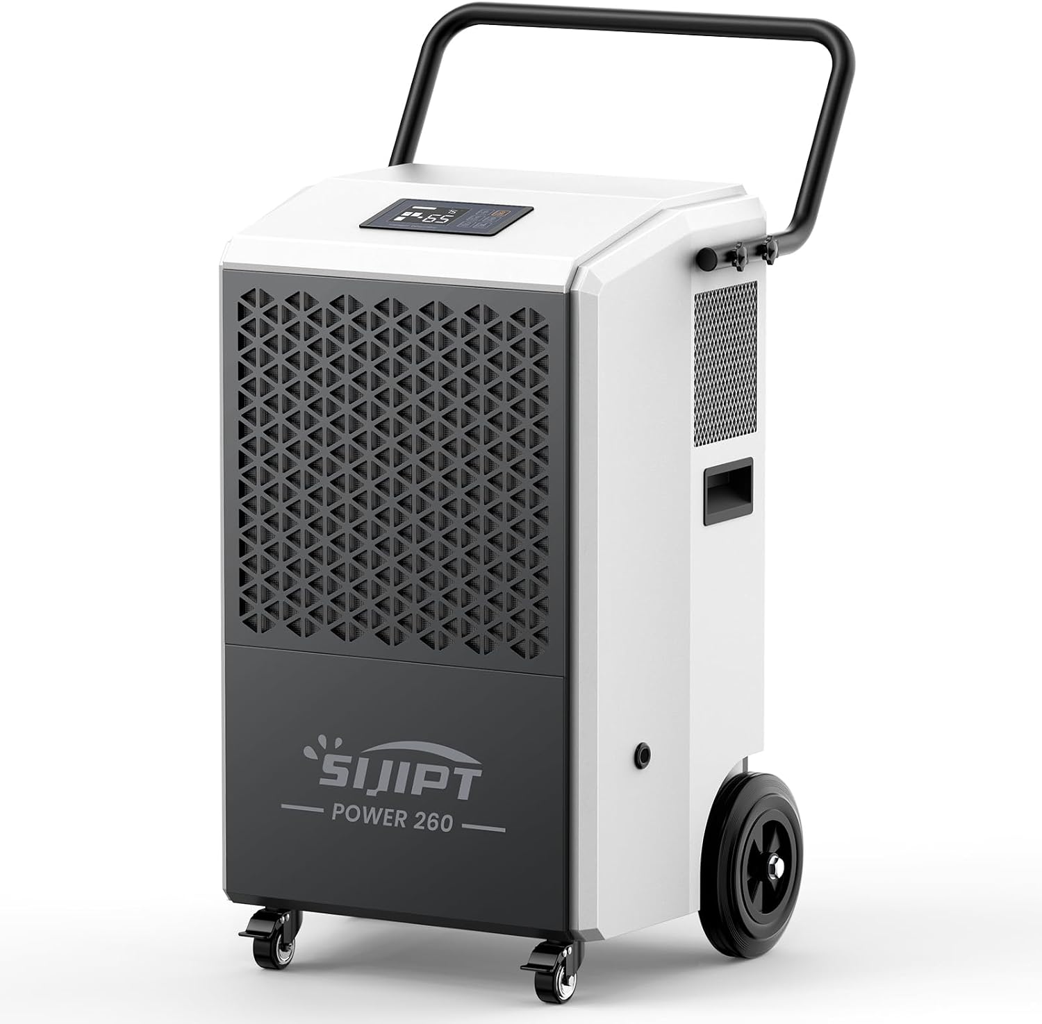 Commercial Dehumidifier with Pump, 260 Pints Industrial Dehumidifier for Basements, Industrial or Commercial Spaces, and Flood Restoration up to 8,500 Sq Ft with Auto Defrost