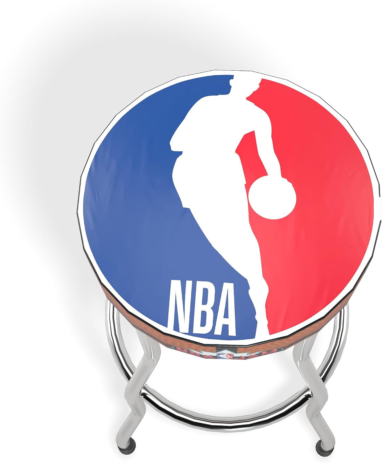 ARCADE1UP Officially Licensed Adjustable Stool with Chrome-Plated Steel Frame and High-Density Foam Padding for Supreme Gaming Comfort (NBA JAM)