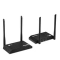 SIIG 500ft 1080p Wireless HDMI USB KVM Extender with IR & Local Loop-Out,HDMI 1.3,HDCP 1.4, 2.4G Wireless 2T2R MIMO Antenna,2X USB 2.0, Stereo Audio,Low Latency,Premium Metal Housing CE-H26G11-S1