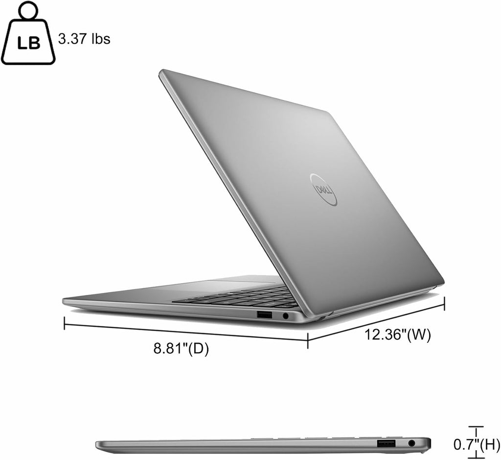 Dell Inspiron 14 5441 Laptop 14' WUXGA IPS Qualcomm 8-core Snapdragon X Up to 45 NPU Tops (>i7-1355U) 16GB DDR5 512GB SSD WiFi7 for Creator Business Professional Win11Pro