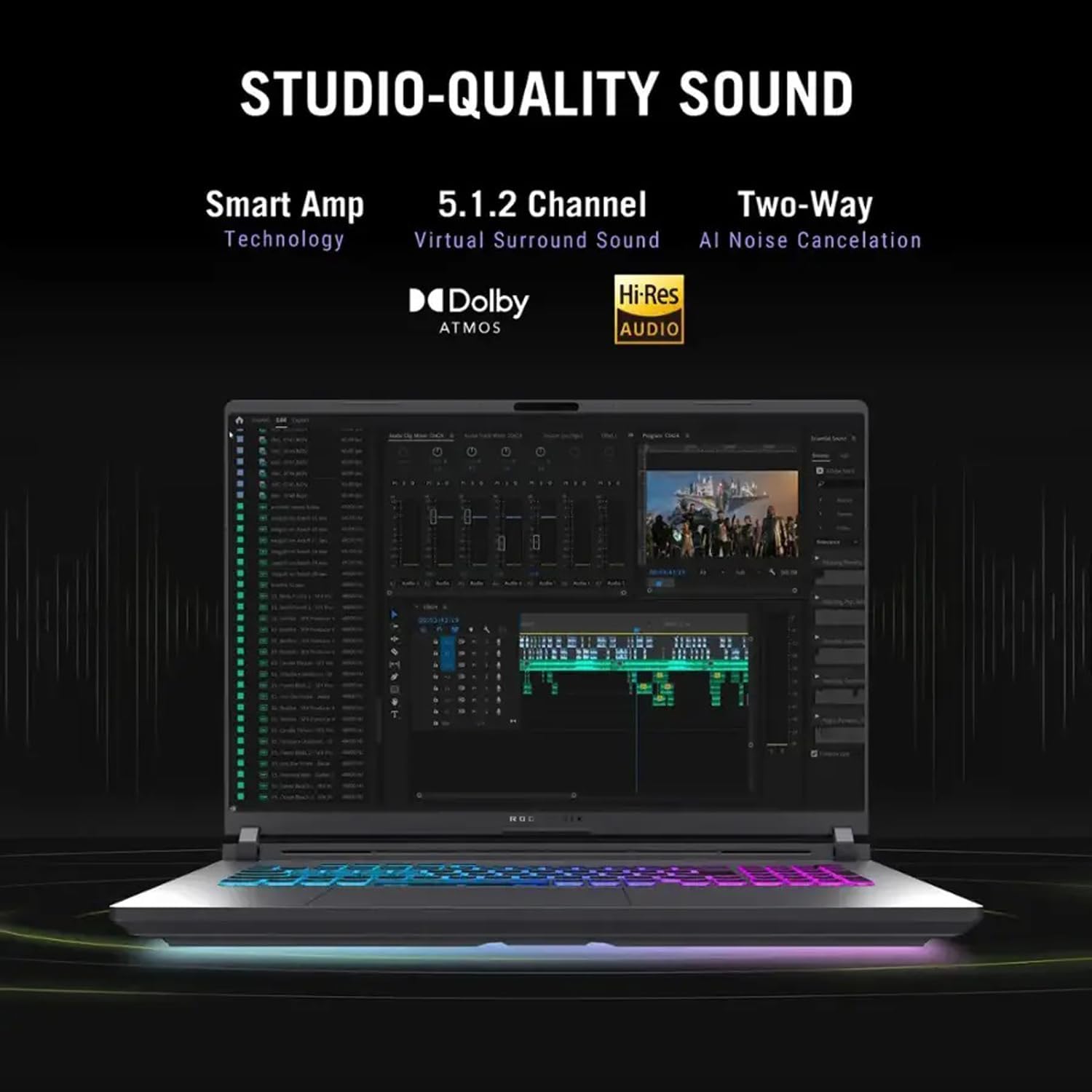 ASUS ROG Strix G18 Gaming Laptop, Intel 24-Core Ultra 9 275HX, NVIDIA GeForce RTX 5080, 18' 2.5K 240Hz ROG Display, 32 GB DDR5 RAM, 2 TB SSD, Backlit, Microsoft Office Lifetime License, Windows 11 Pro