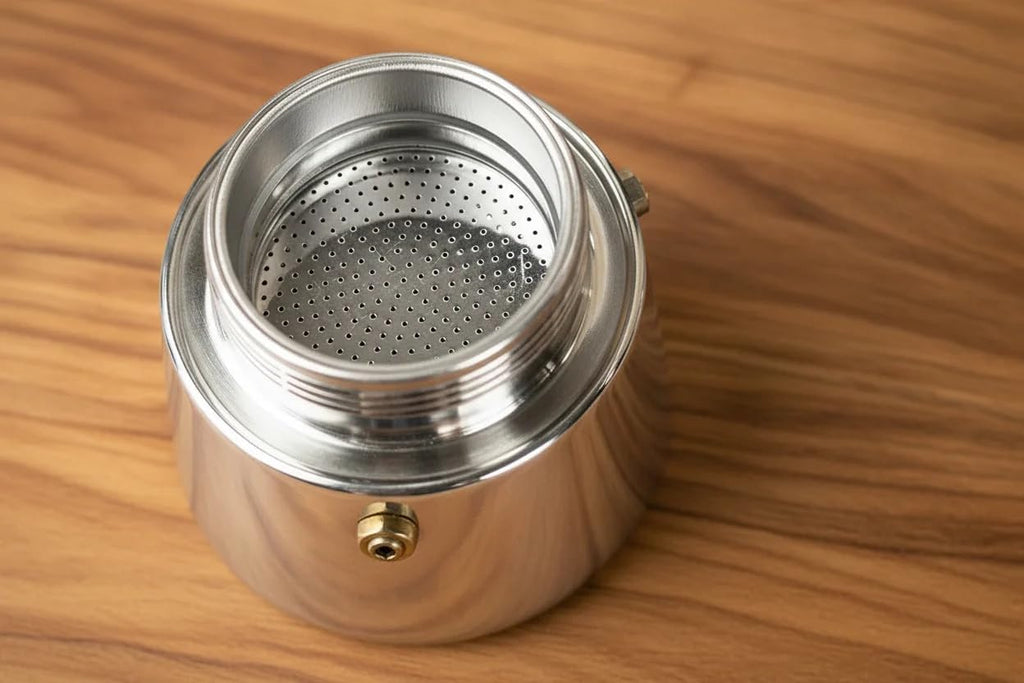 Cuisinox Roma Stovetop Espresso Maker COF-10R, Stainless Steel Coffee Percolator Stovetop, Heat-Resistant & Non-Reactive, 10-Cup Italian Espresso Maker Easy to Clean, Durable Stove Top Percolator