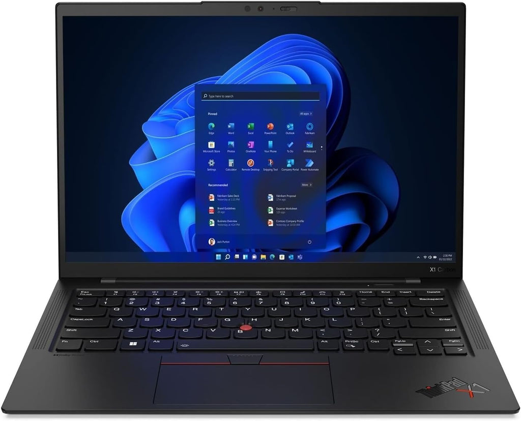 Lenovo Gen 11 ThinkPad X1 Carbon Laptop with Intel Intel Core i7-1365U vPro Processor, 14' WUXGA 100% sRGB 400 nits Touchscreen, 32 GB LPDDR5 1 TB SSD, Fingerprint, Backlit KB, Windows 11 Pro