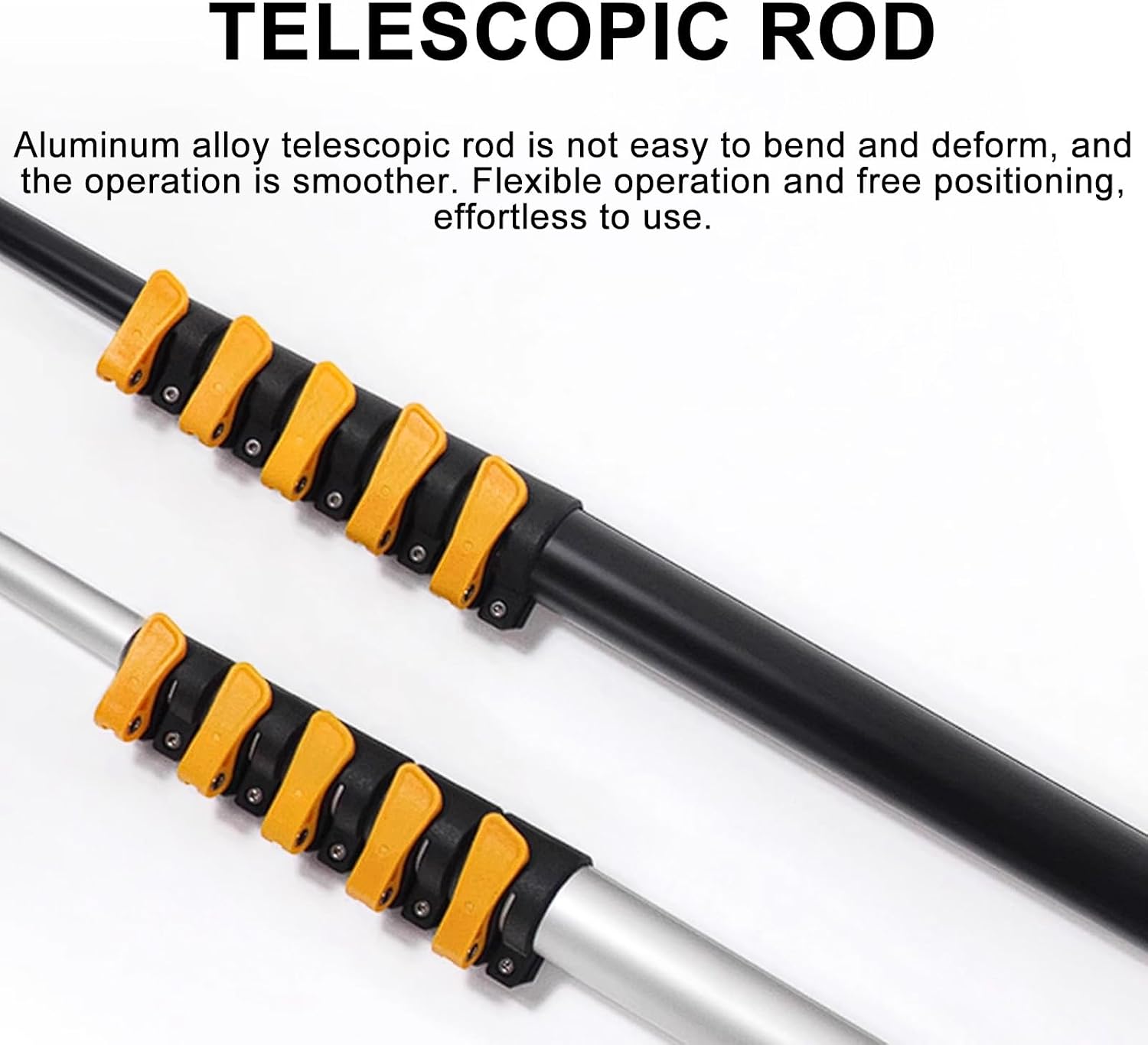 7.5m Photovoltaic Panel Cleaning Brush, Electric Solor Panel Cleaning Tool, Automatic Water Supply Cleaning Roller Brush, Dry Cleaning No Water Brush,Battery