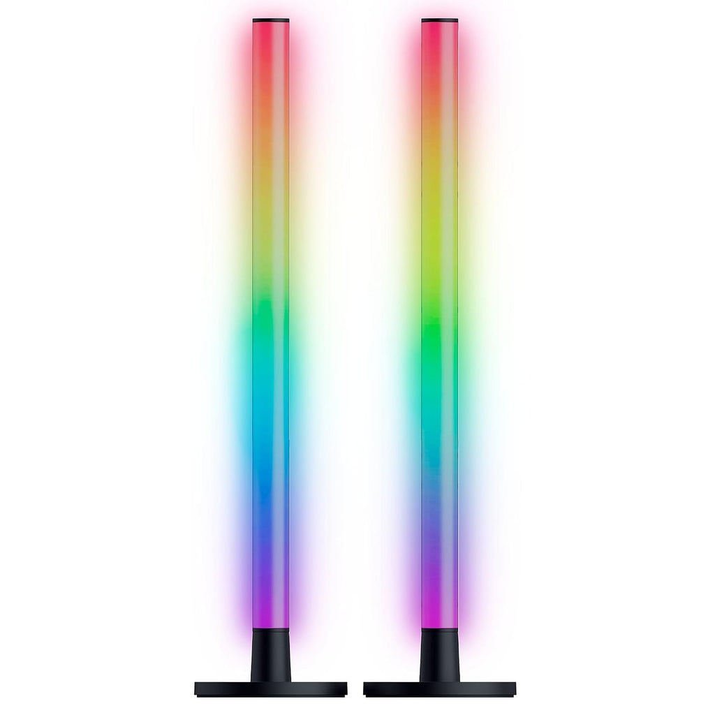 Razer Aether Standing Light Bars: Front & Back Lighting - Individual Bar Customization - Single USB C Cable - Chroma RGB - Works with Alexa, Google Home - Razer Gamer Room App for Unified Control