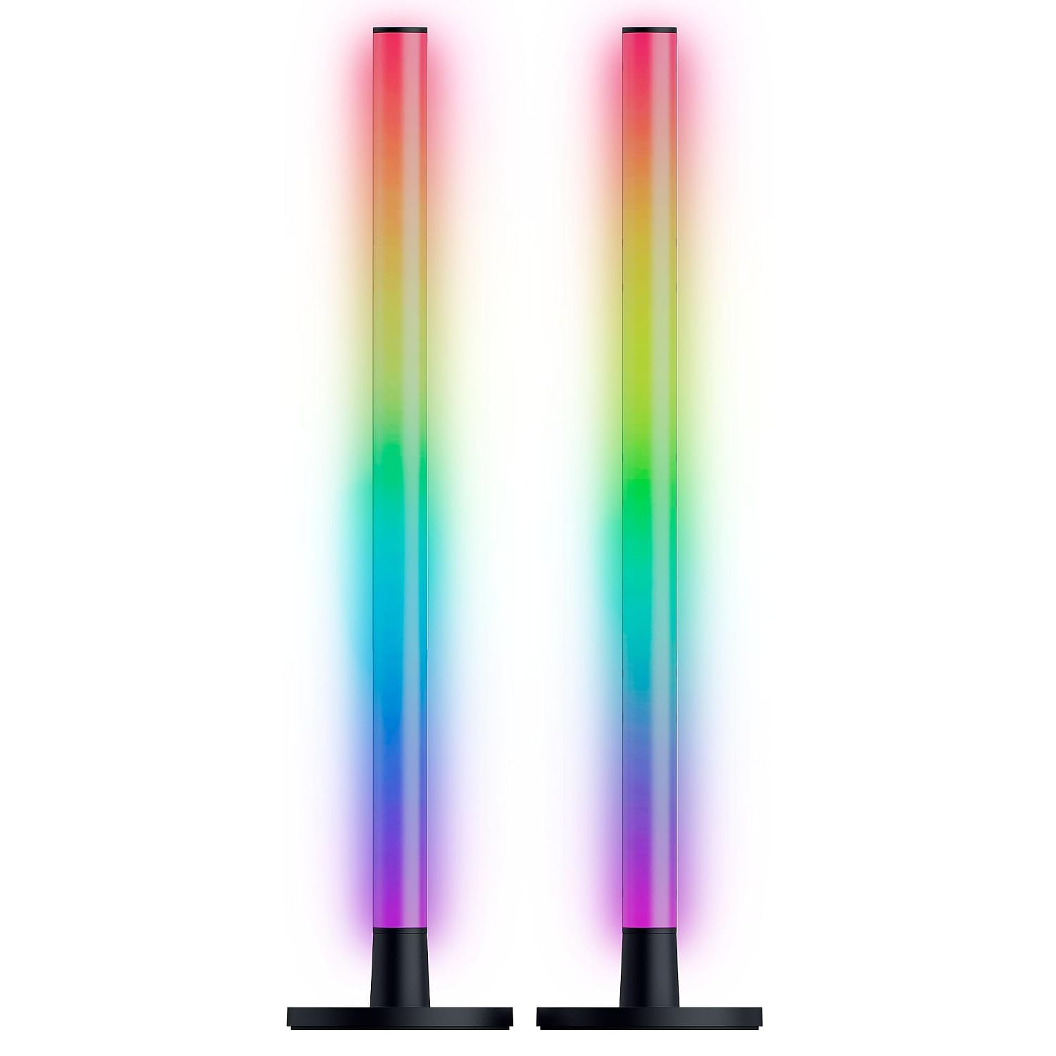 Razer Aether Standing Light Bars: Front & Back Lighting - Individual Bar Customization - Single USB C Cable - Chroma RGB - Works with Alexa, Google Home - Razer Gamer Room App for Unified Control