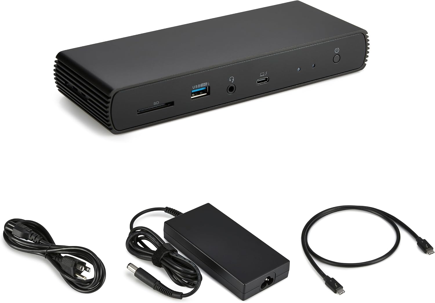 Amazon Basics Thunderbolt 4 Pro Docking Station, Dual 4K Monitor Support, 8K Display, 2xTBT4, 1xHDMI2.1, 3xUSB A 3.1, RJ45 Ethernet, Black, 7.86 x 2.95 x 1.23 inches