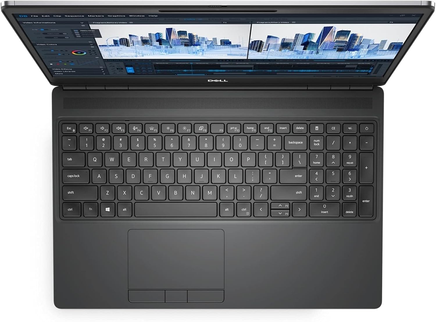 Dell Precision 7560 Workstation Laptop | 15.6' 1920x1080 FHD | Core i7-11850H - 512GB SSD Hard Drive - 32GB RAM - Nvidia RTX A2000 | 8 cores @ 4.8 GHz - 4GB GDDR6 Win 11 Pro Silver (Renewed)